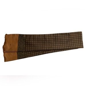 Cisco men’s scarf Brown Wool, Cashmere and Silk READ